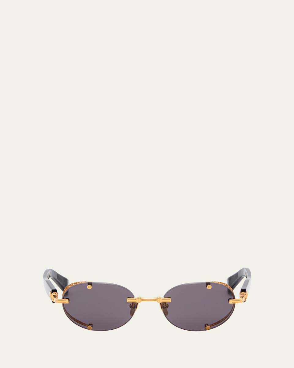 Monsieur Acetate Rectangle Sunglasses